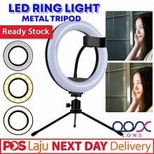 26cm Ring Light With Phone Holder & 3 Shades Of Colour For Videos Photography Studio & Lightining